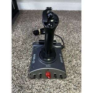 Saitek AV8R-01 USB Joystick PC Dual Throttle Flight Sim Stick Control‎ Open Box